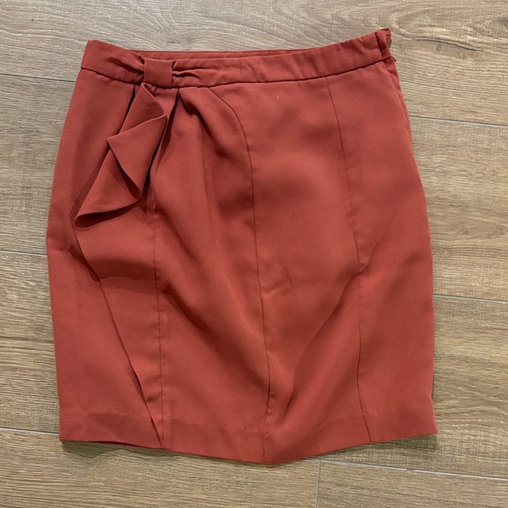H&M Terracotta Pencil Skirt